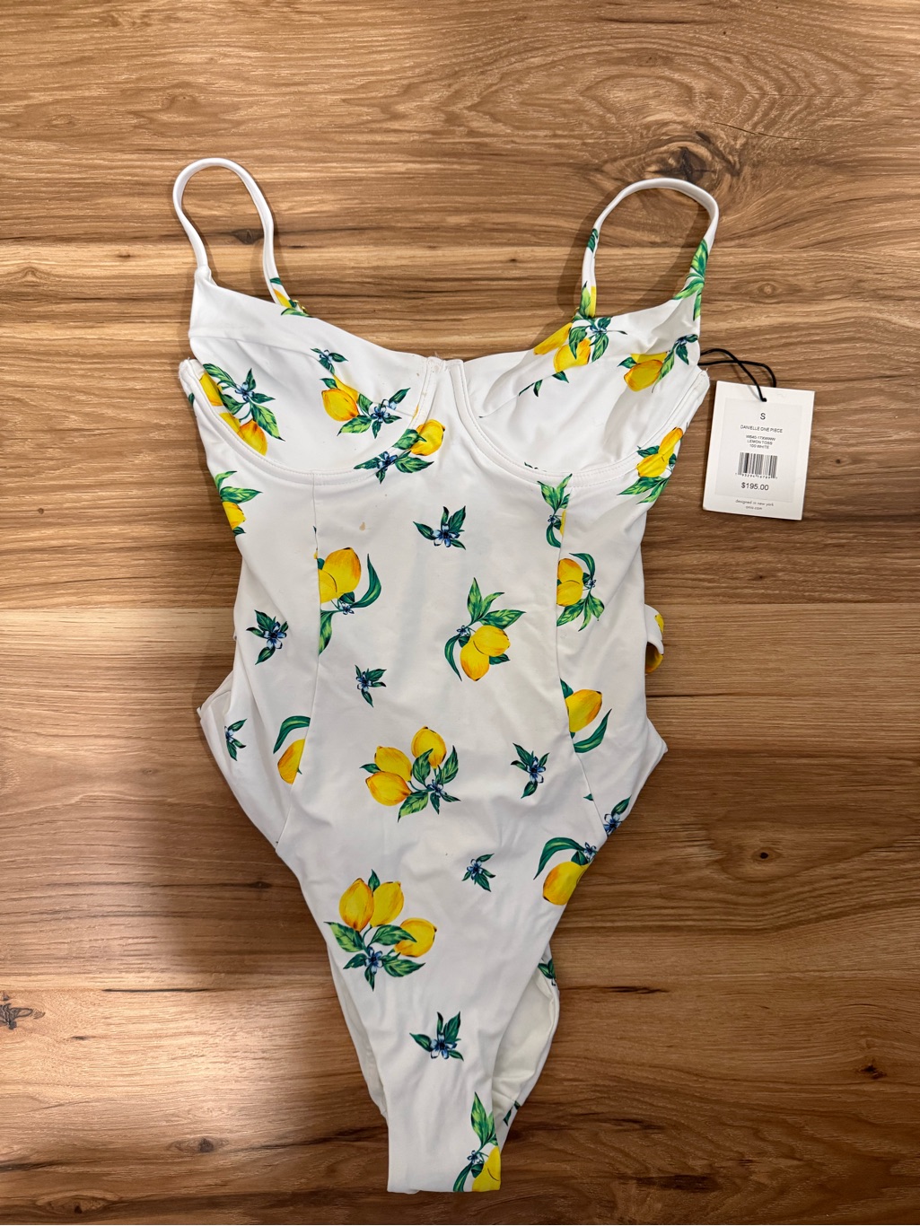 Onia One-Piece Swimsuit With Yellow Lemon Print